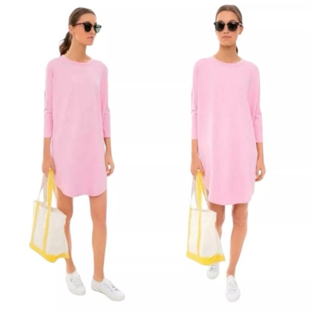 Pomander Place Tuckernuck Pink Sue Sweatshirt Tunic T-Shirt Dress Womens xs/s